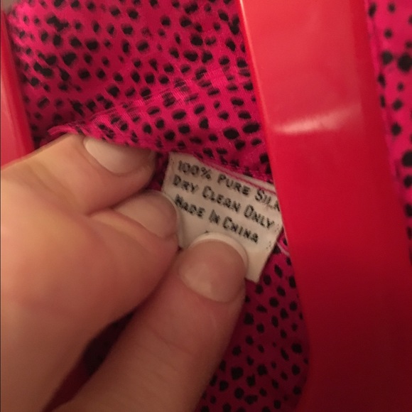 COPY - 100% Silk Button Down - Picture 4 of 4